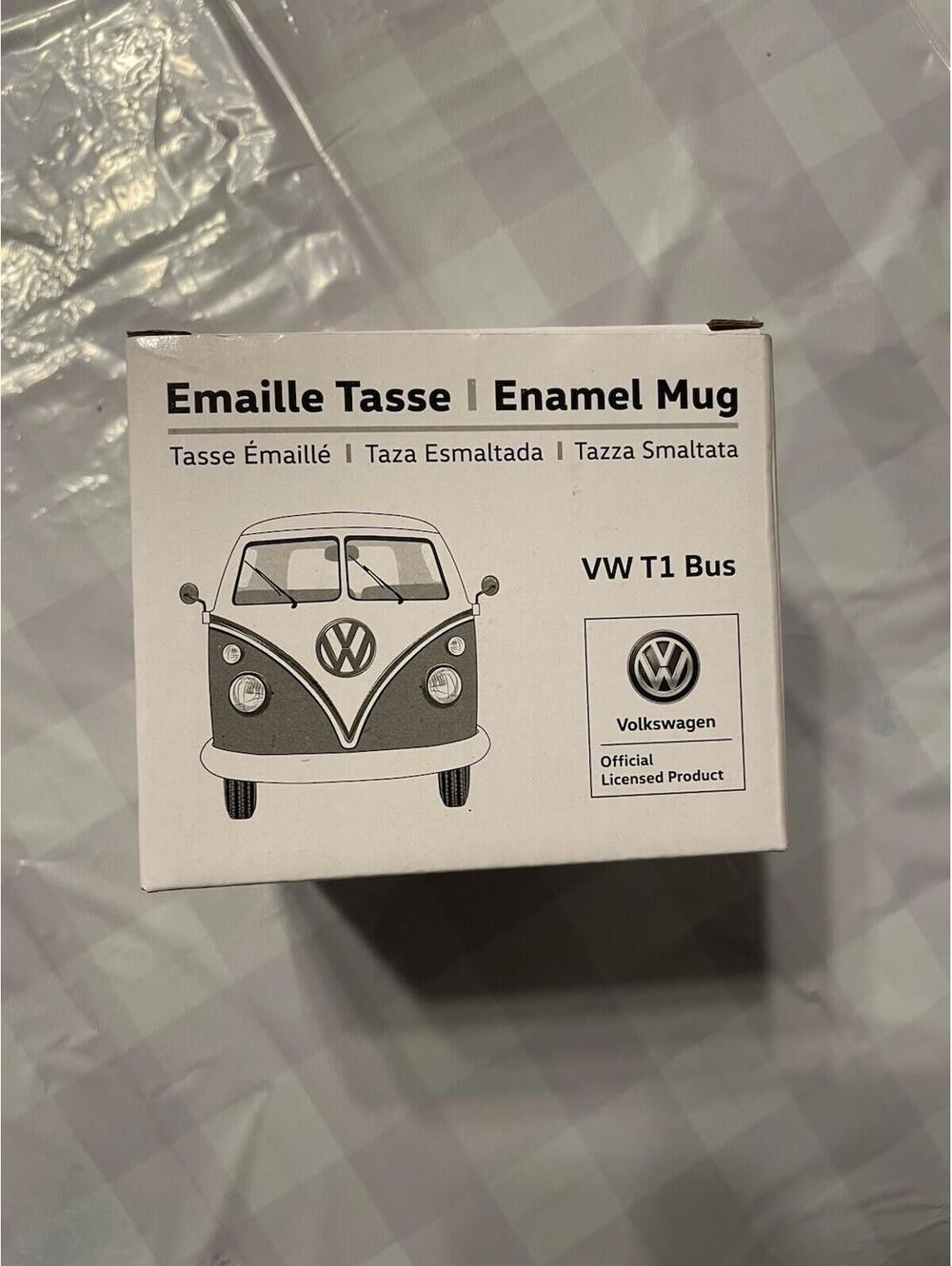 New Brisa VW Collection VW T1 Bus Volkswagen Large Enamel Coffee Tea Mug NIB - Picture 5 of 6